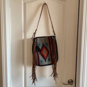 Saddle Bag Purse with Fringe!